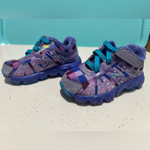 New Balance Other - New Balance purple shoes kids girl size 4